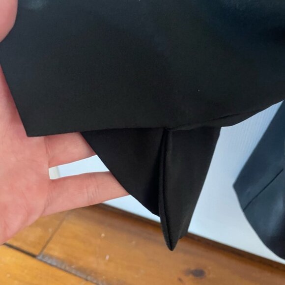 Vintage Cropped Black Blazer Plus Size 18 - Picture 3 of 6